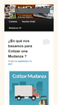 Mobile Screenshot of mudanzas-df.com